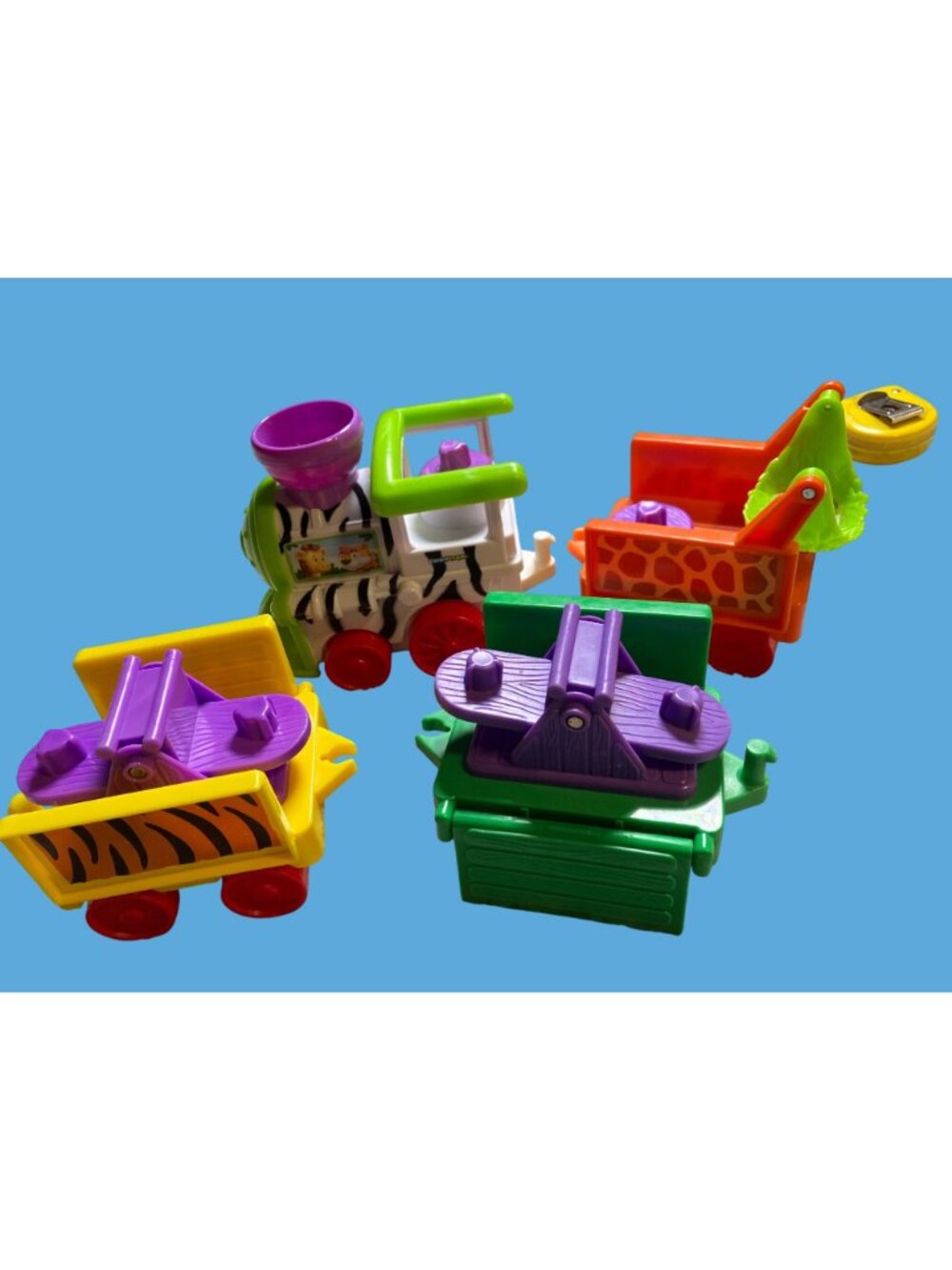 Fisher Price Little People Musical Zoo Train Playset 2001-2002 - Picture 3 of 11